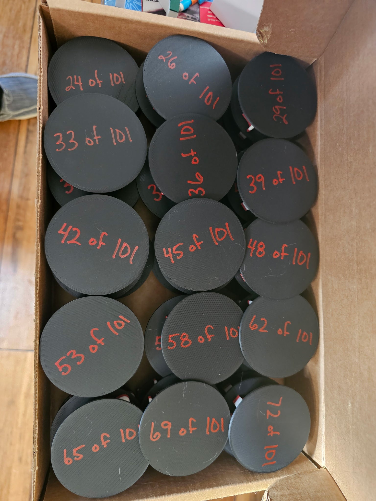 Old English M (Red/Black) *LIMITED EDITION/HAND NUMBERED 1-101*
