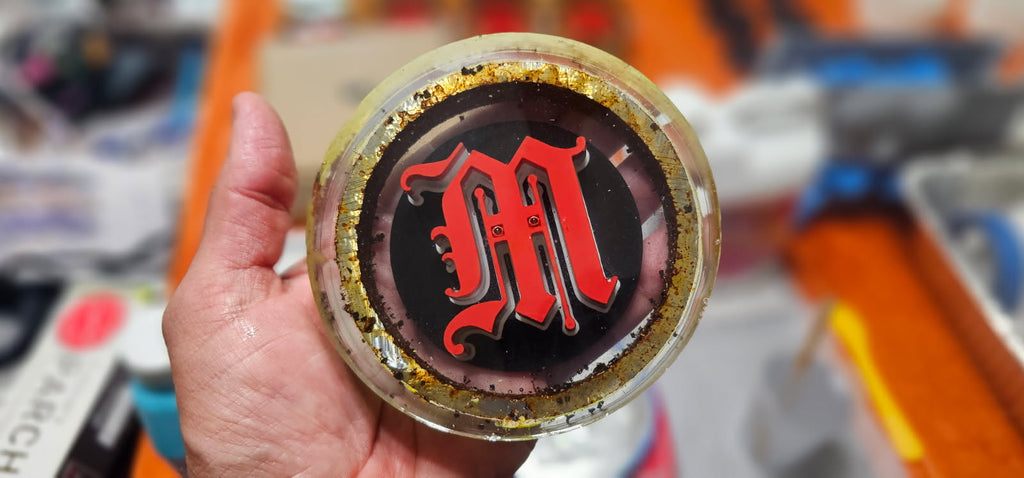 Old English M (Red/Black) *LIMITED EDITION/HAND NUMBERED 1-101*